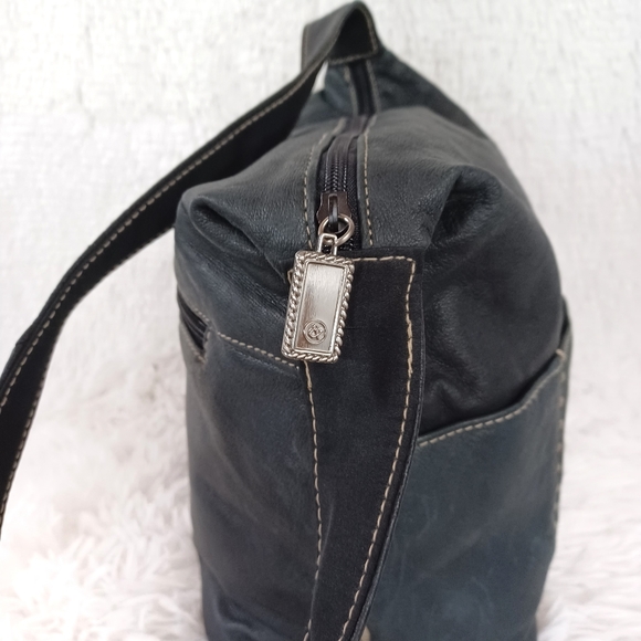 Frankie & Johnnie Navy Leather Purse/Bag - Picture 11 of 16